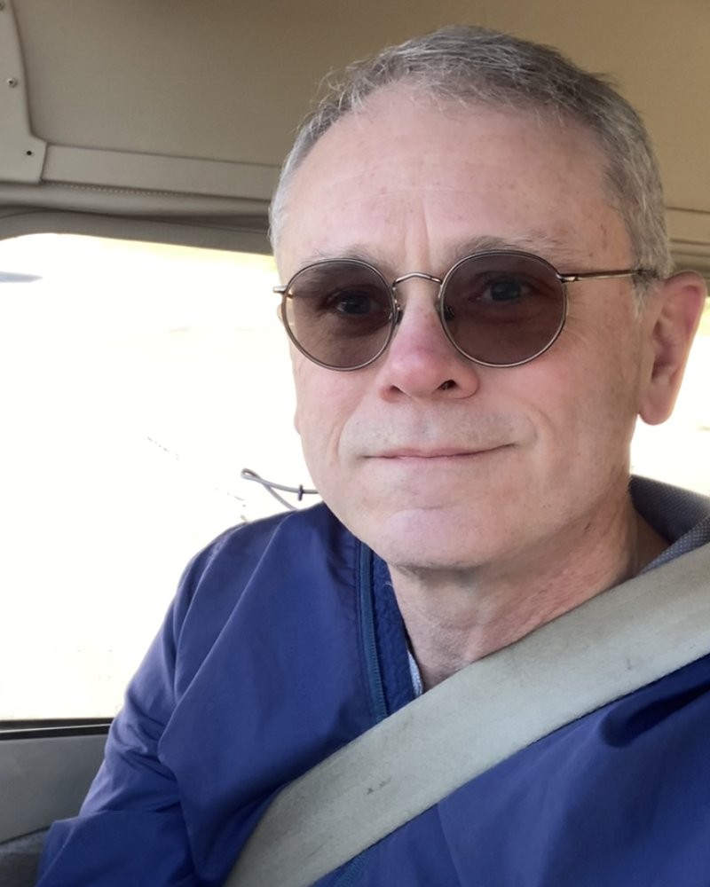 Jim Carroll, founder of Accelerated Pilot and FAA-certified flight instructor, pictured in an aircraft cockpit